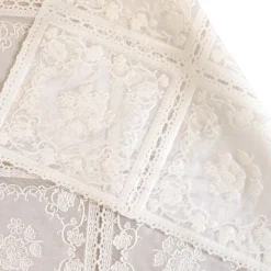 Toile Cirée dentelle écru