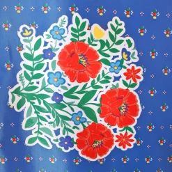 Toile cirée fleurs Polka Folk
