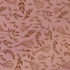 Toile cirée rose botanique