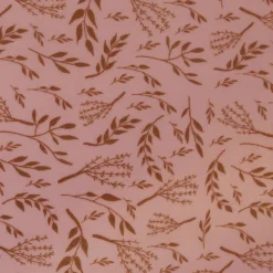 Toile cirée rose botanique