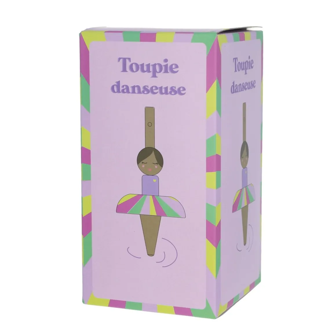 Toupie danseuse ballerine en bois