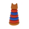 Tour à empiler en silicone tigre