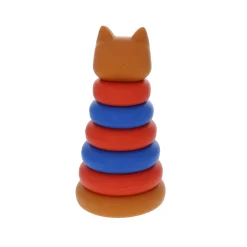 Tour à empiler en silicone tigre
