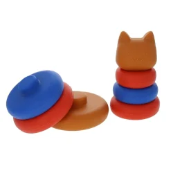 Tour à empiler en silicone tigre