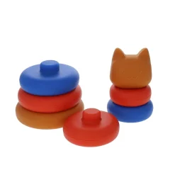 Tour à empiler en silicone tigre