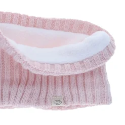 Tour de cou bébé rose pâle
