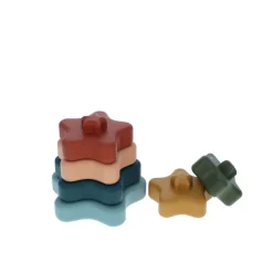 Tour empilable 6 étoiles en silicone
