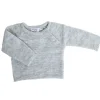 Tricot en laine mélangée gris 1-2 ans