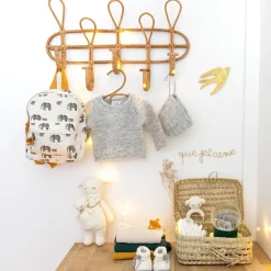 Tricot en laine mélangée gris 1-2 ans