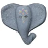 Trophée mural en papier mâché grand éléphant