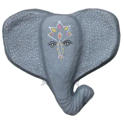 Trophée mural en papier mâché grand éléphant