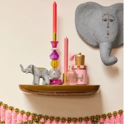 Trophée mural en papier mâché grand éléphant