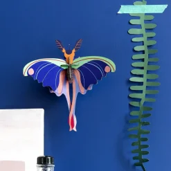 Trophée papillon bleu