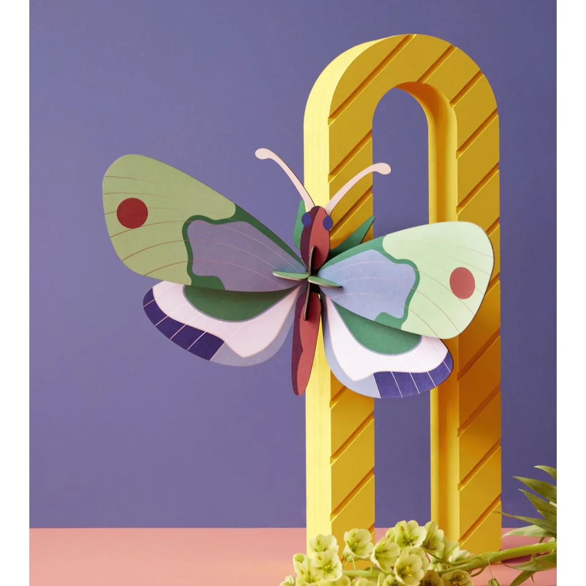Trophée papillon vert des forêts