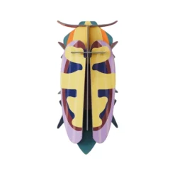 Trophée scarabée multicolore