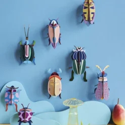 Trophée scarabée multicolore