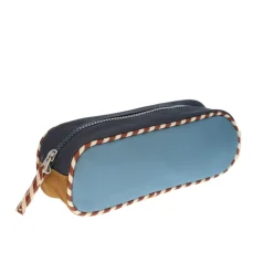 Trousse d'école bleu et marron