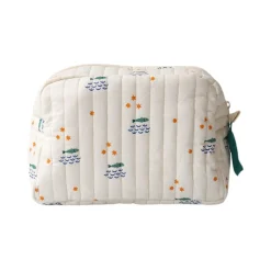 Trousse de toilette écrue poissons - Ma bonne étoile