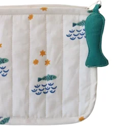 Trousse de toilette écrue poissons - Ma bonne étoile