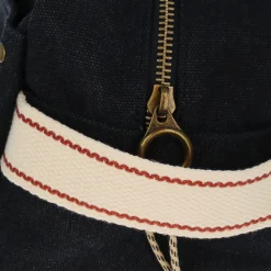 Trousse de toilette en toile bleu marine