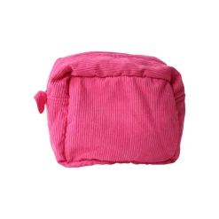 Trousse de toilette en velours rose - La vie en rose