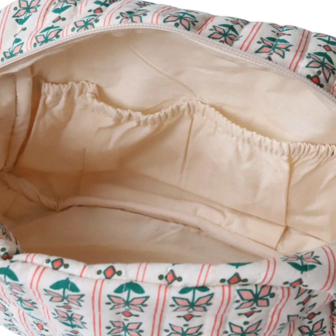Trousse de toilette fleurie - Folk d'été