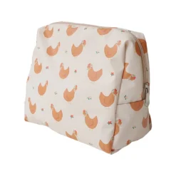 Trousse de toilette poules - La petite poule rousse