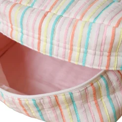 Trousse de toilette vanity rayé multicolore - Miaou