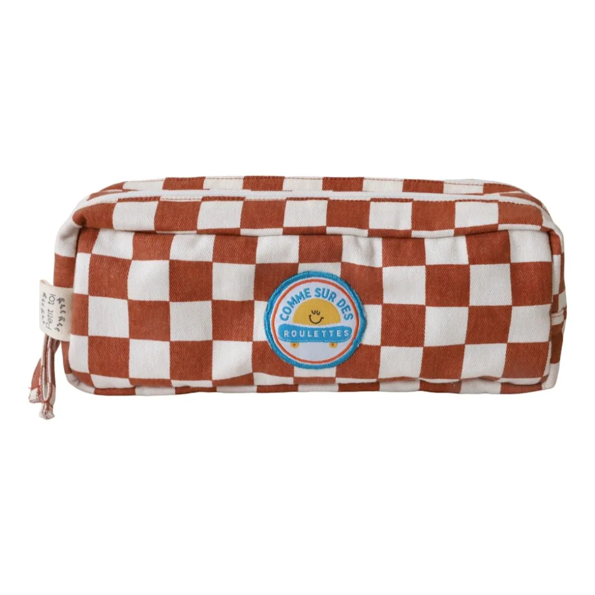 Trousse double zip damier - Skate park