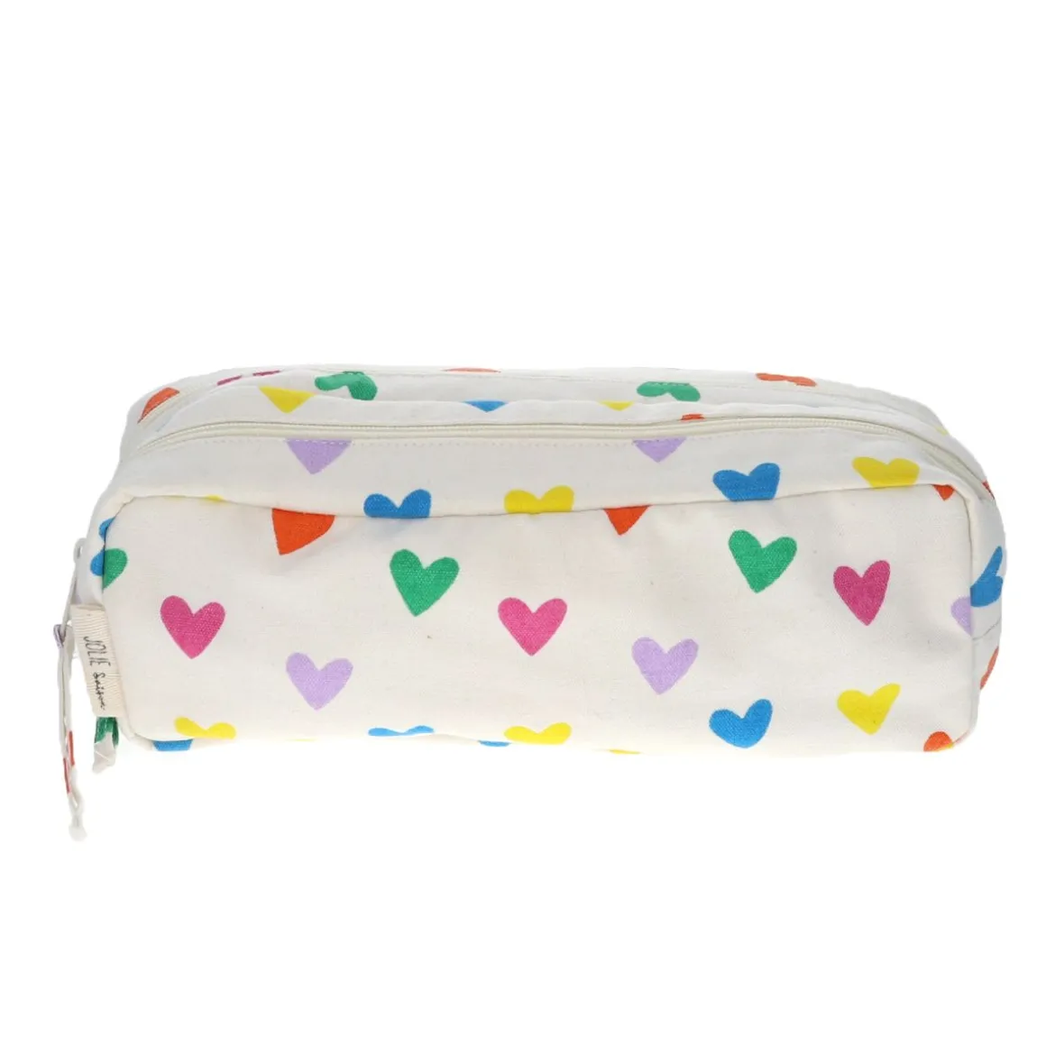 Trousse double zip multicœurs