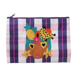 Trousse plate broderie Chiquita - Copacabana party !