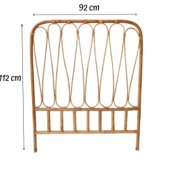 Tête de lit rotin enfant