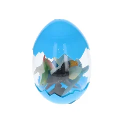 Œuf bleu contenant 6 oiseaux