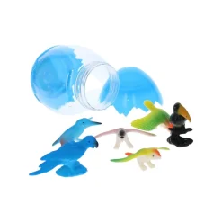 Œuf bleu contenant 6 oiseaux