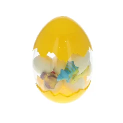 Œuf jaune contenant 6 dinosaures