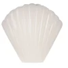 Vase coquillage céramique blanc