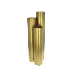 Vase laiton triptyque