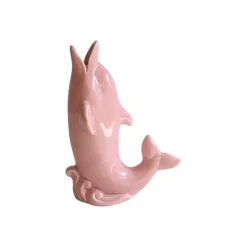 Vase soliflore dauphin rose - Dolphin Queen
