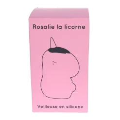 Veilleuse Rosalie la licorne rechargeable