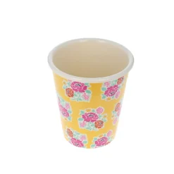 Verre en mélamine à fleurs jaunes Datcha