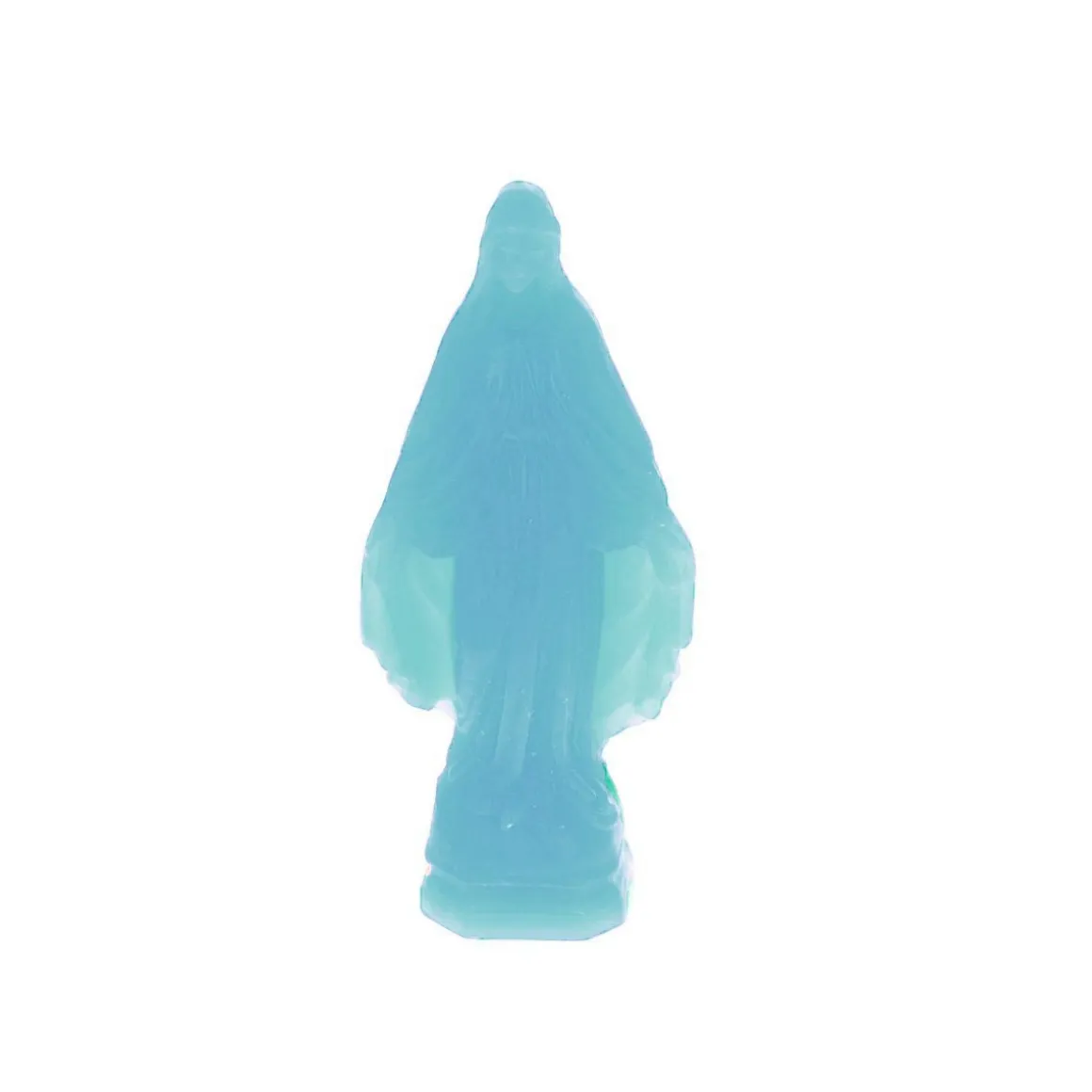 Vierge mini miraculeuse bleu turquoise