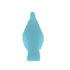 Vierge mini miraculeuse bleu turquoise