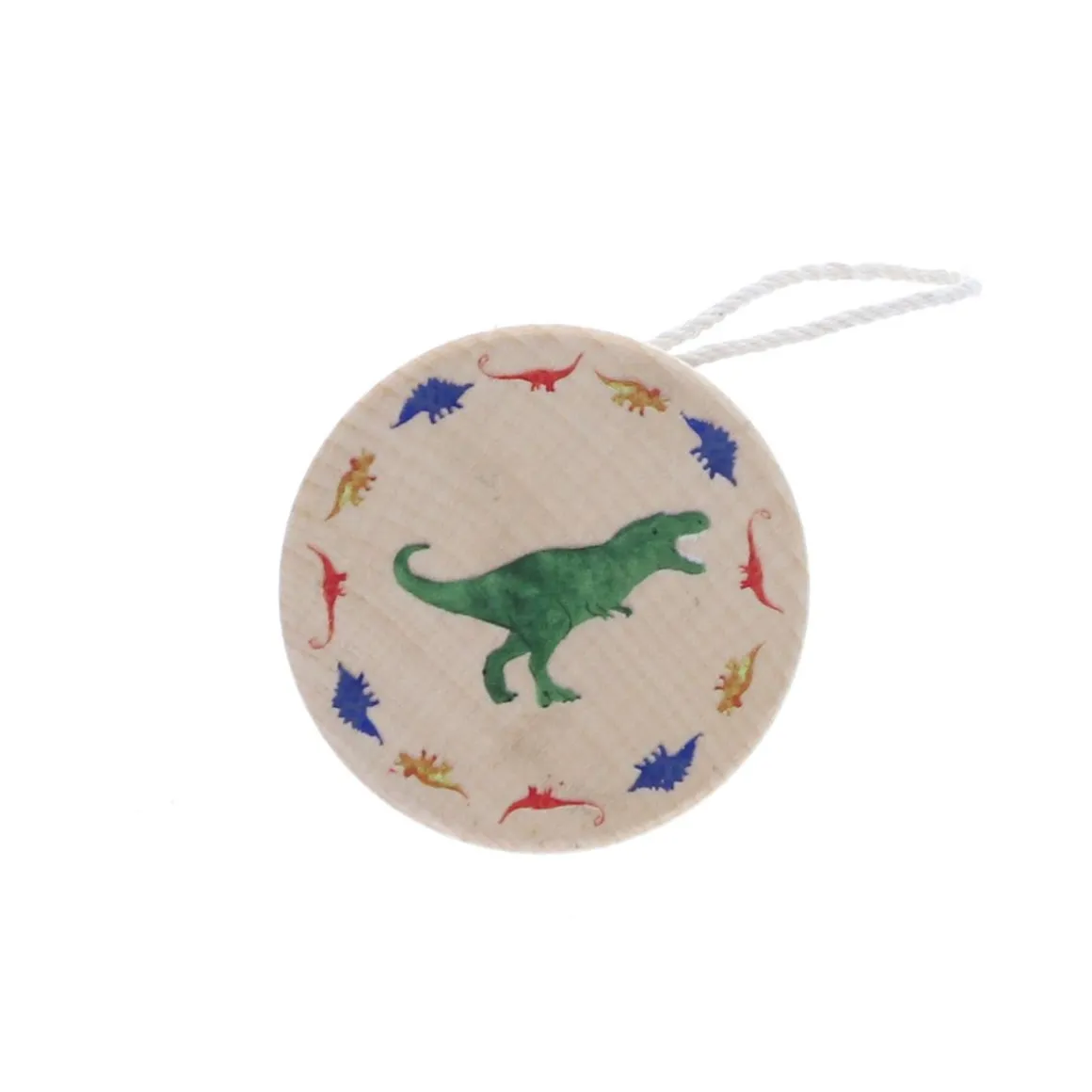 Yoyo en bois dinosaures